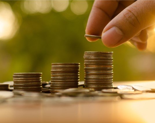 coin staircase stack